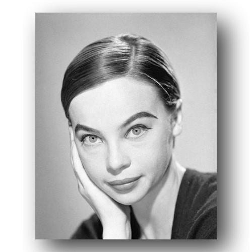 Leslie caron photo 8x10 - photo, 1955