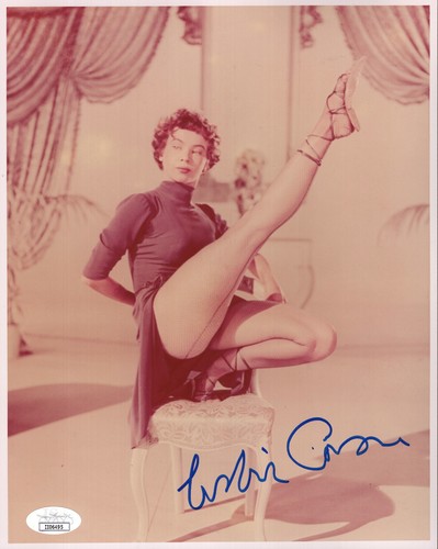 Leslie caron hand signed 8x10 - signed,